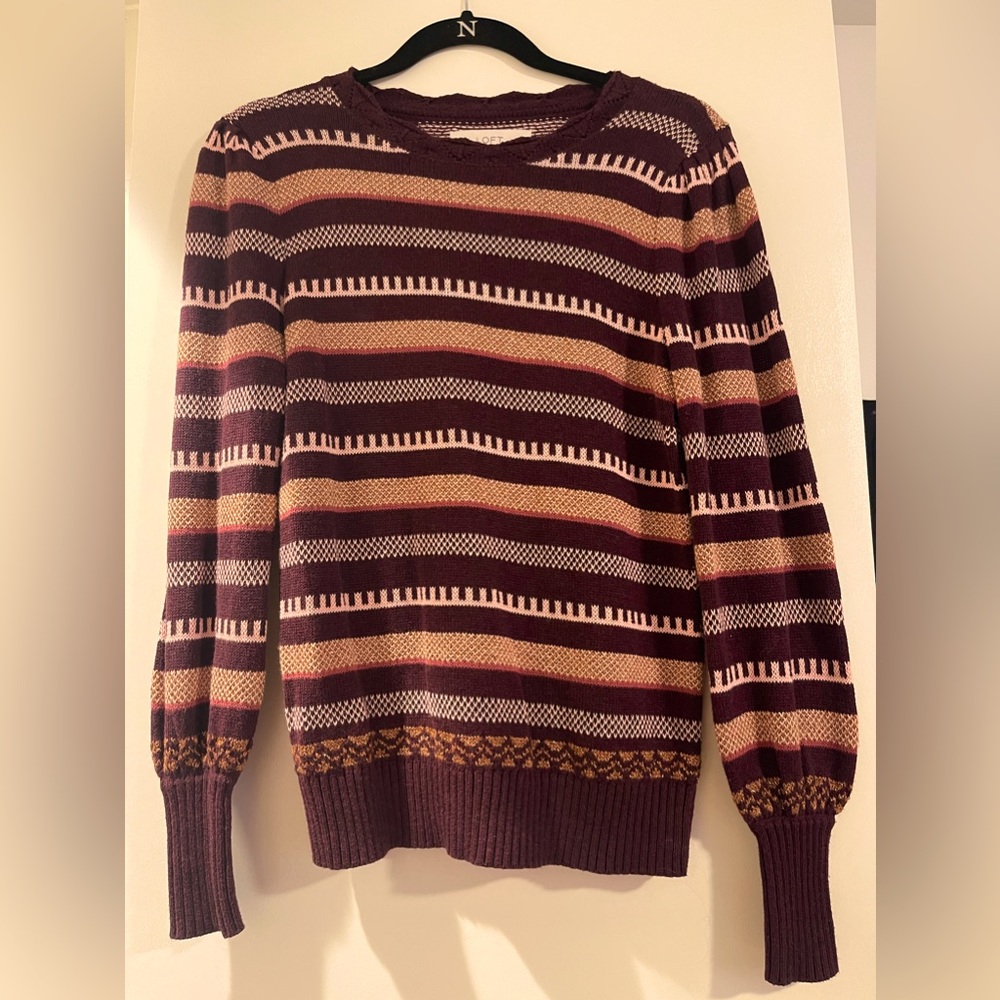 LOFT Striped Sweater